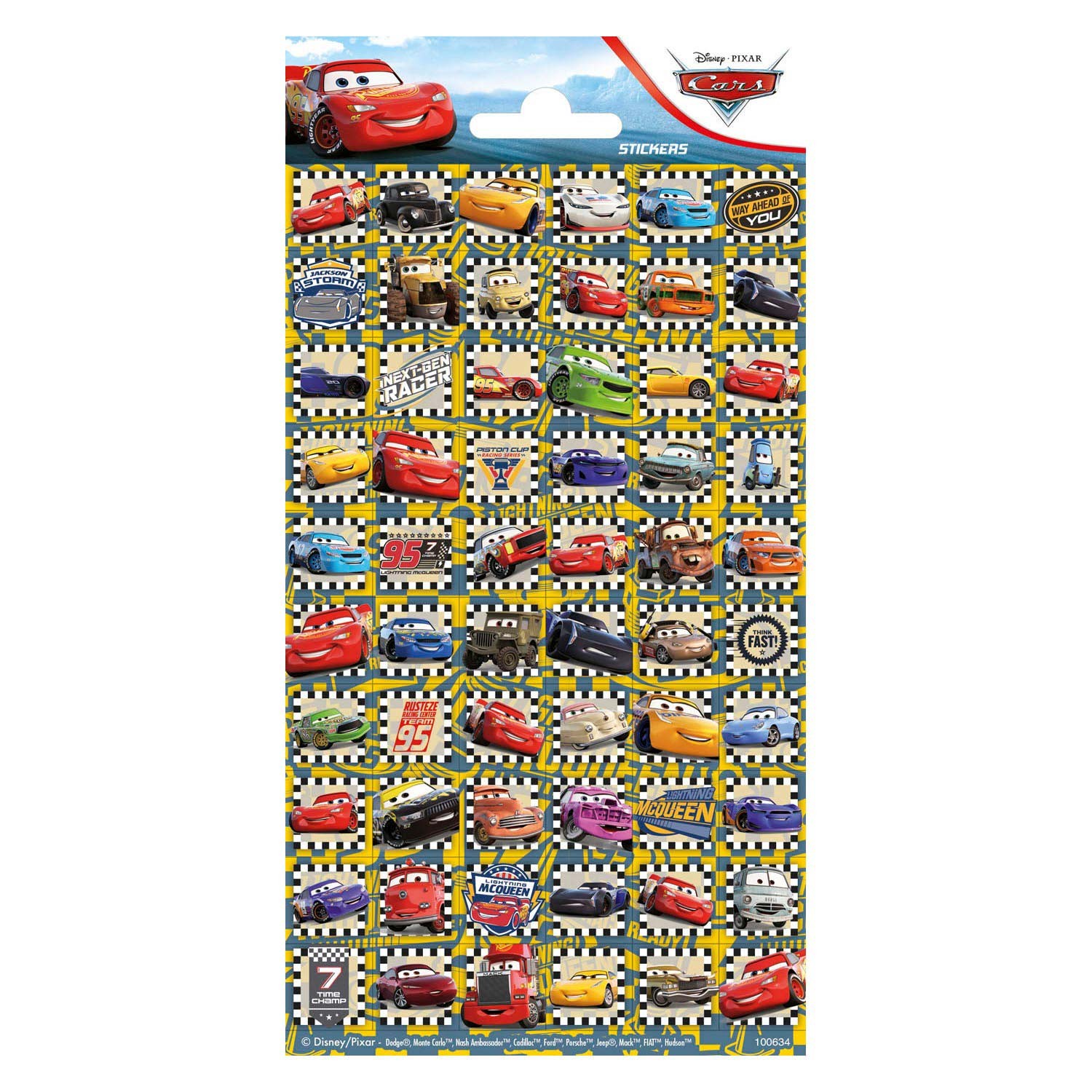 Taros Disney Cars  Stickersheet F2 