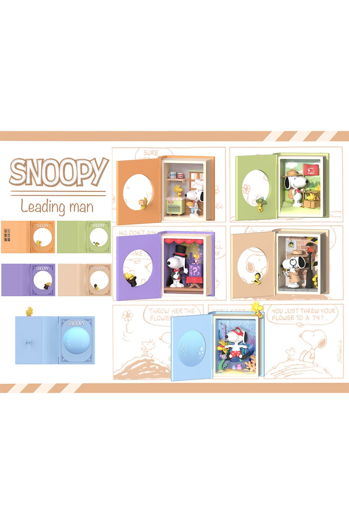 Snoopy Lisanslı Benim Hikayem Serisi Sürpriz Figürlü Kutu - Blind Box