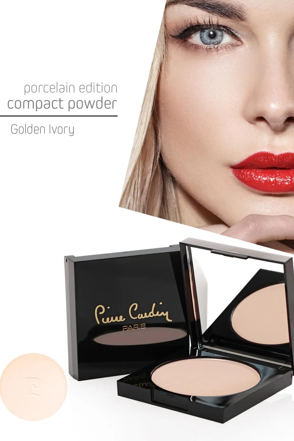 Pierre Cardin Pudra - Porcelain Edition Compact Powder Golden Ivory