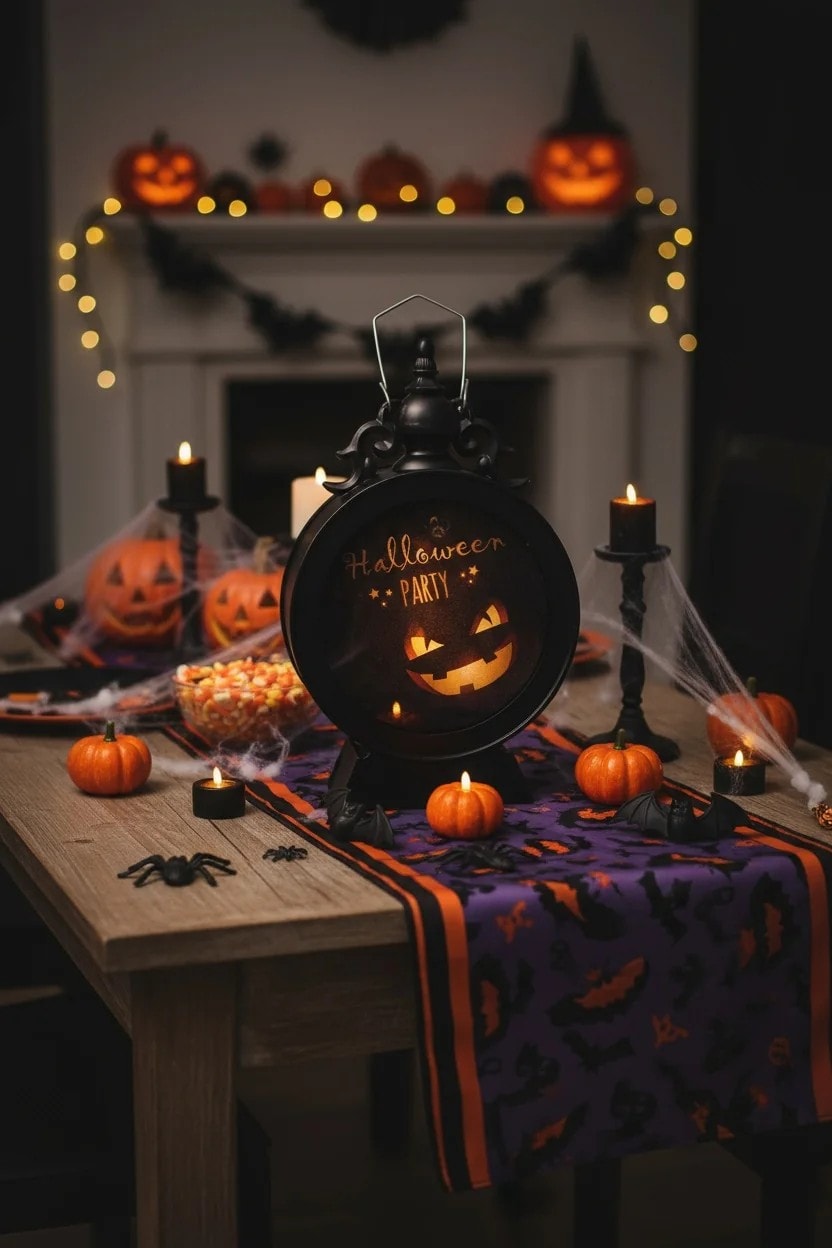 Halloween Masaüstü Işıklı Çerçeve