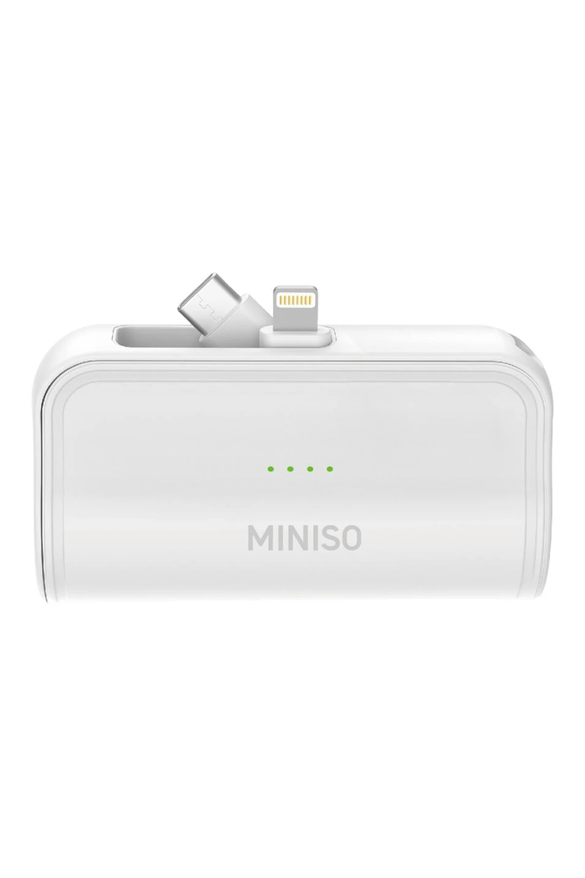 Çift Kablolu 4500mAh Powerbank, Model: X-45DX (Beyaz)