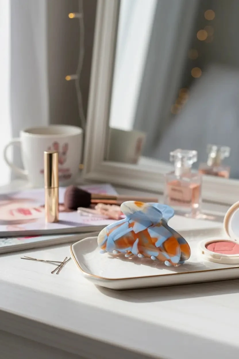 Degrade Geçişli Saç Klipsi Toka