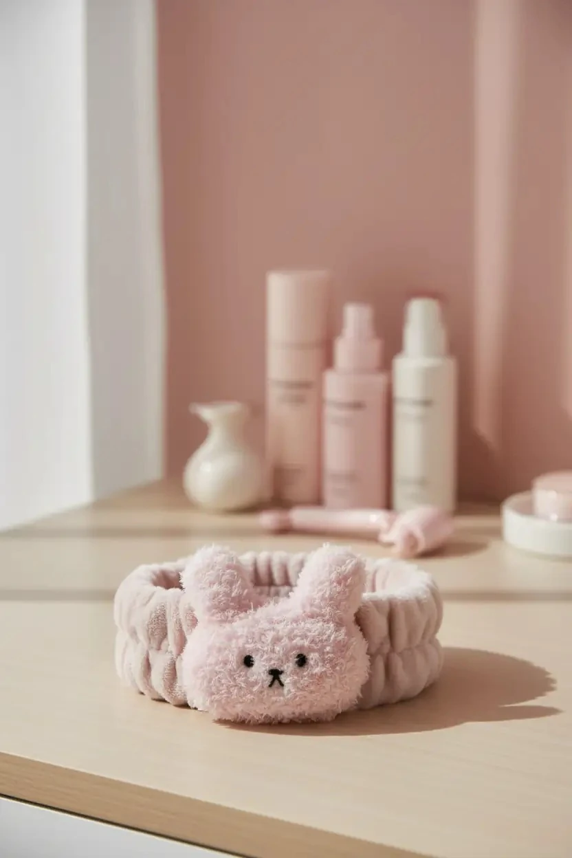 Miniso Lisanslı 3D Tavşan Desenli Saç Bandı – Hafif Sevimli Tasarım 25 Cm