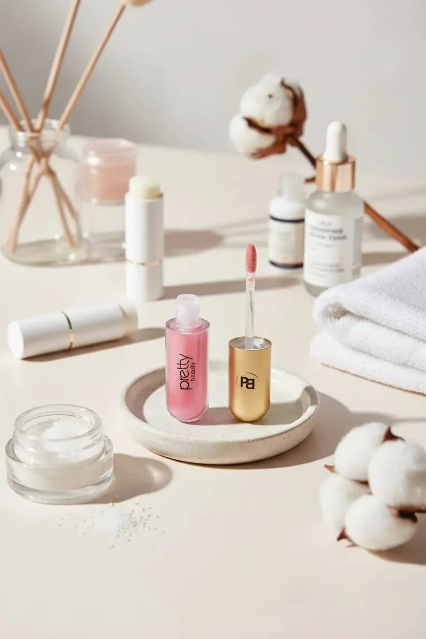 Pretty Beauty Çift Taraflı Gloss Ruj ve Lip Oil – Nemlendirici ve Besleyici Dudak Parlatıcısı Pb-408B