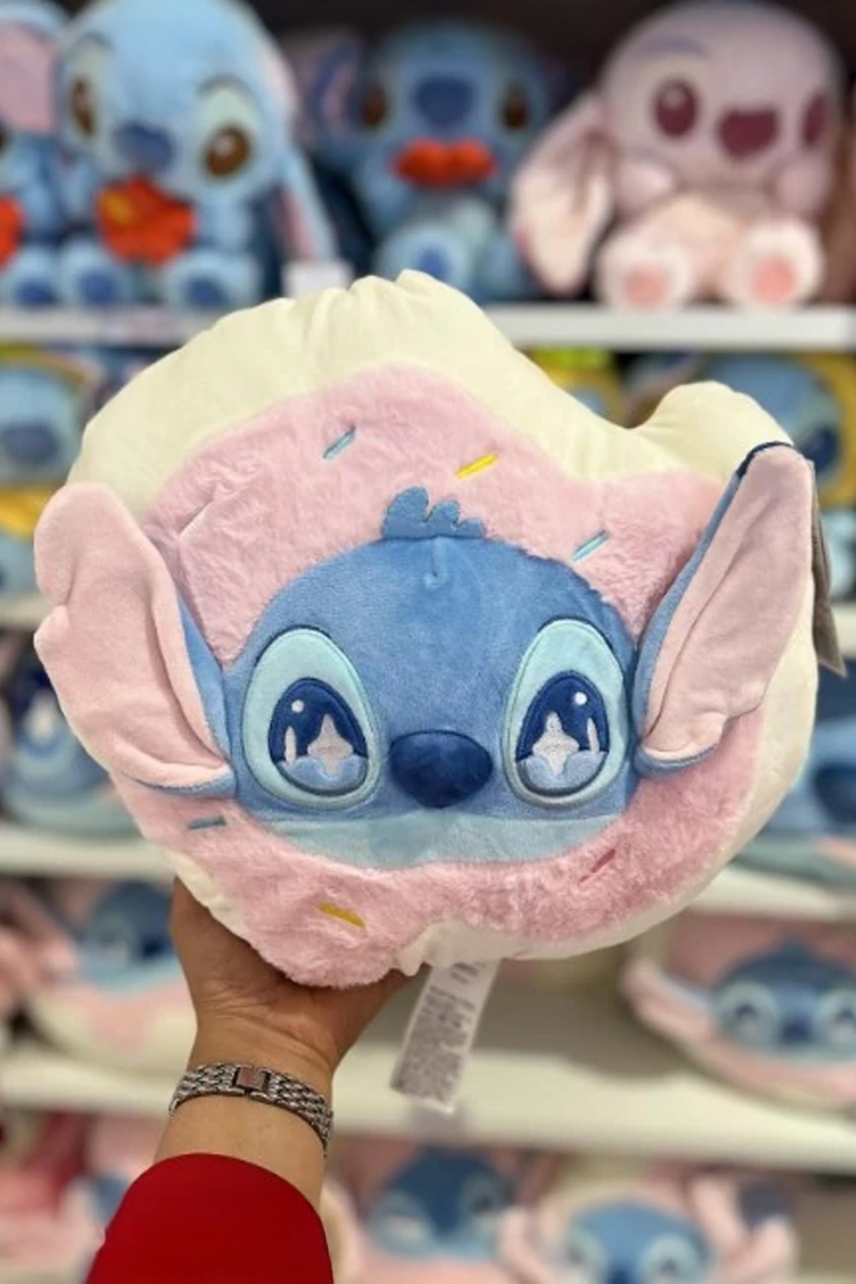 Disney Lilo&Stitch Lisanslı Parti Serisi Donut Şekilli Yastık
