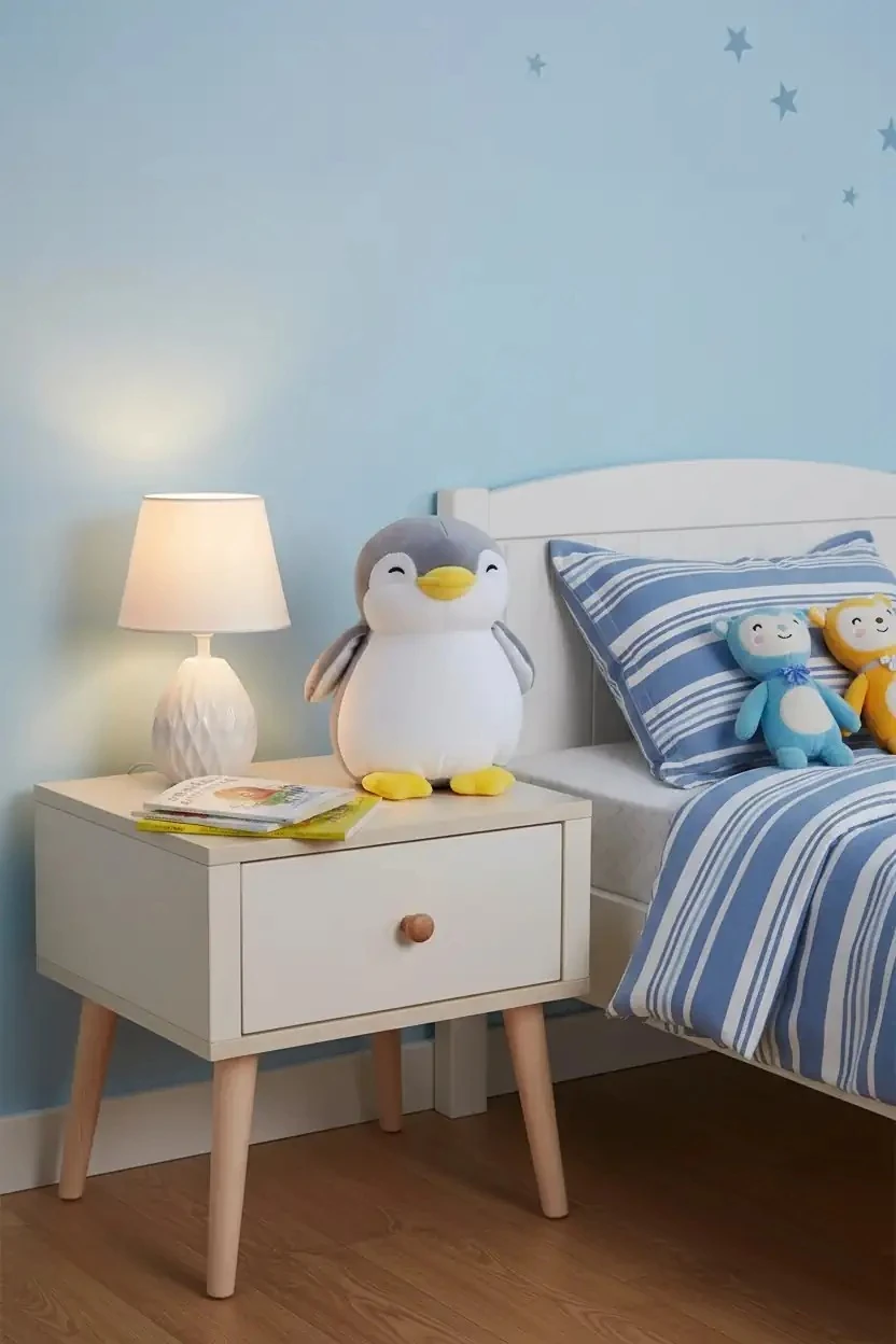 23cm Penguen Peluş Oyuncak (Gri)