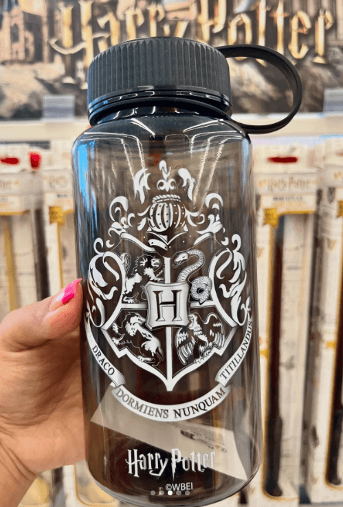 Harry Potter Lisanslı Kulplu Plastik Şişe (800ML) - Siyah