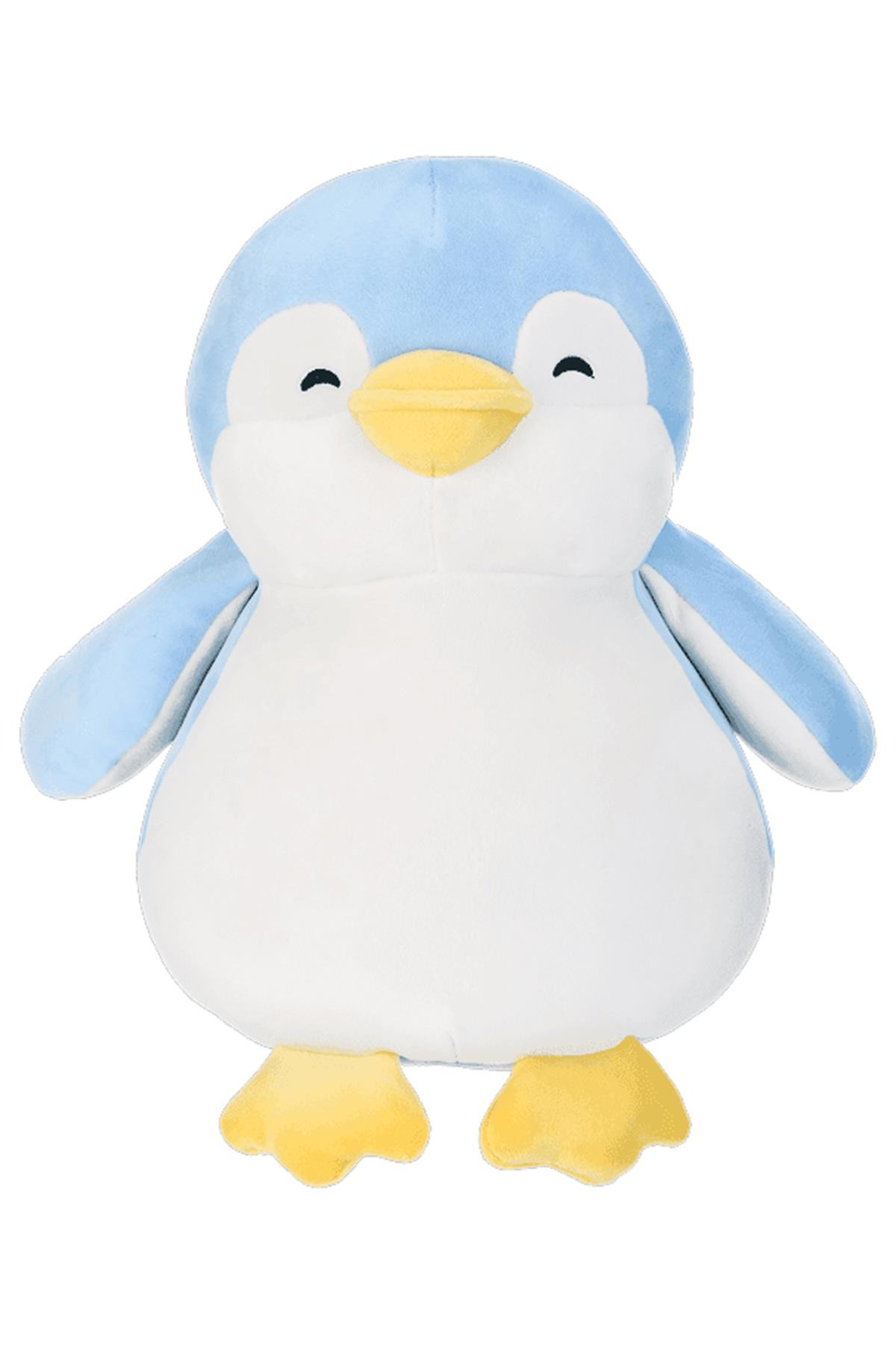 Küçük Penguen Peluş Oyuncak Mavi 28 Cm