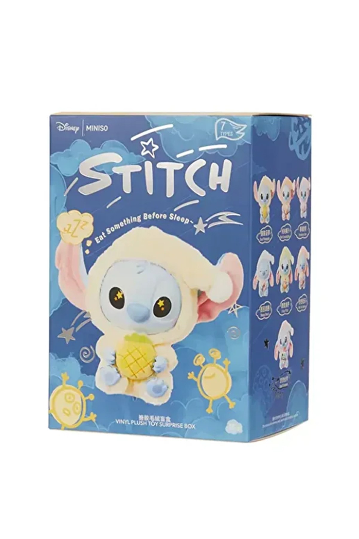 Disney Lilo&Stitch Lisanslı Yiyecek Serisi Vinil Peluş Sürpriz Figürlü Kutu - Blind Box