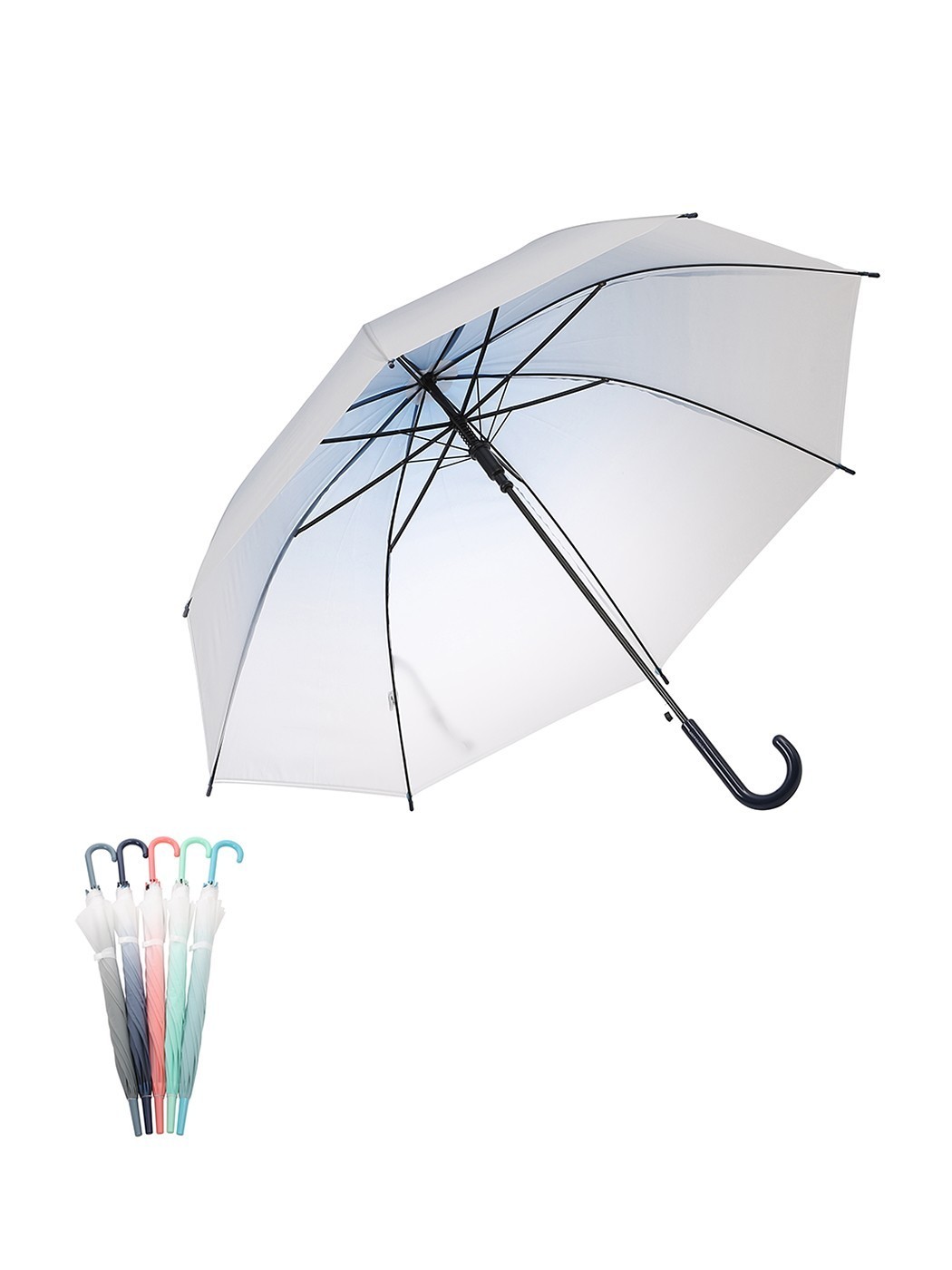 Gradyan Renkli Uzun Şemsiye