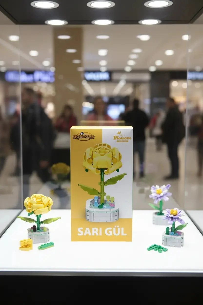 Sarı Gül (Mini Çiçek Lego)