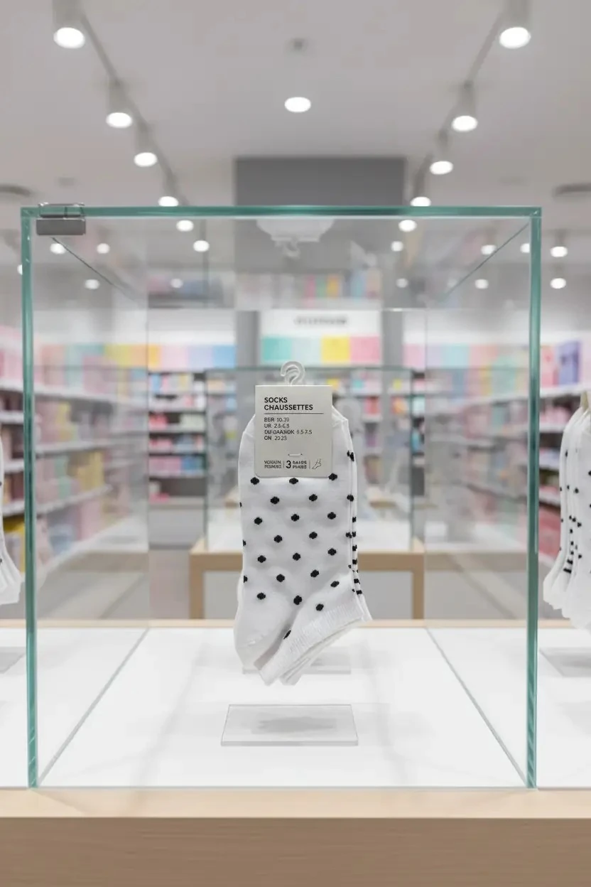 Miniso Lisanslı Kadın Çorap Seti 21,5 Cm – 3 Çift Yumuşak ve Nefes Alabilir Günlük Çorap