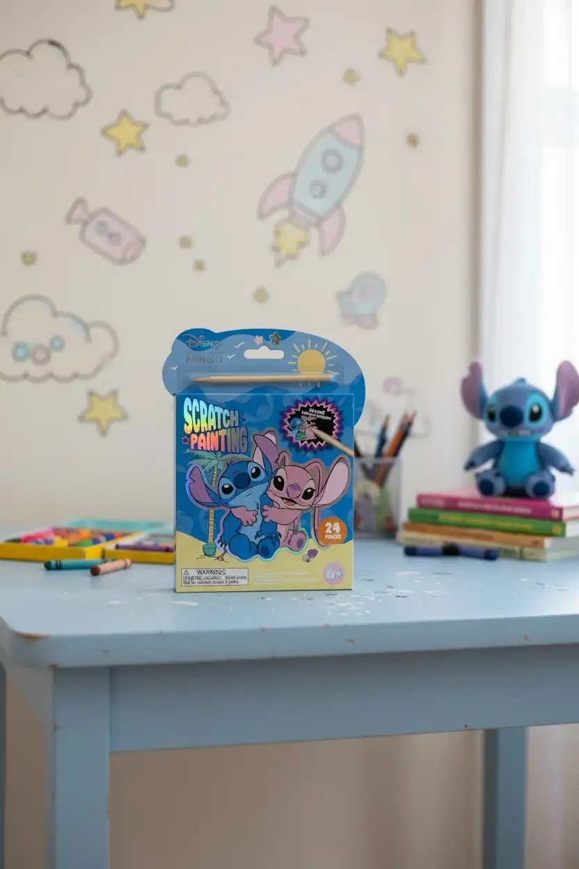 Disney Lilo&Stitch Lisanslı Stitch Koleksiyonu Çizik Boyama