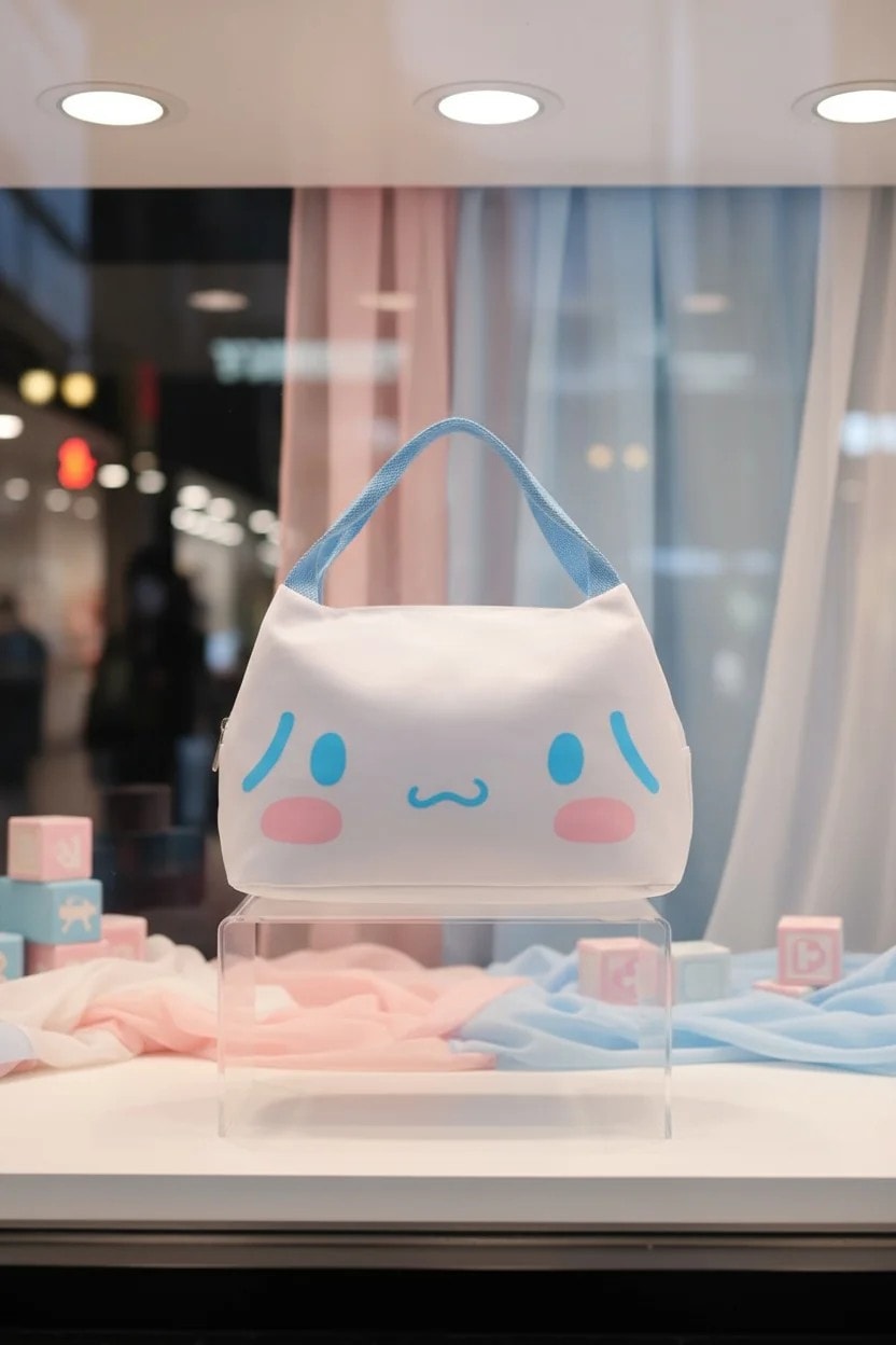 Sanrio Lisanslı Yiyecek Çantası - Cinnamoroll