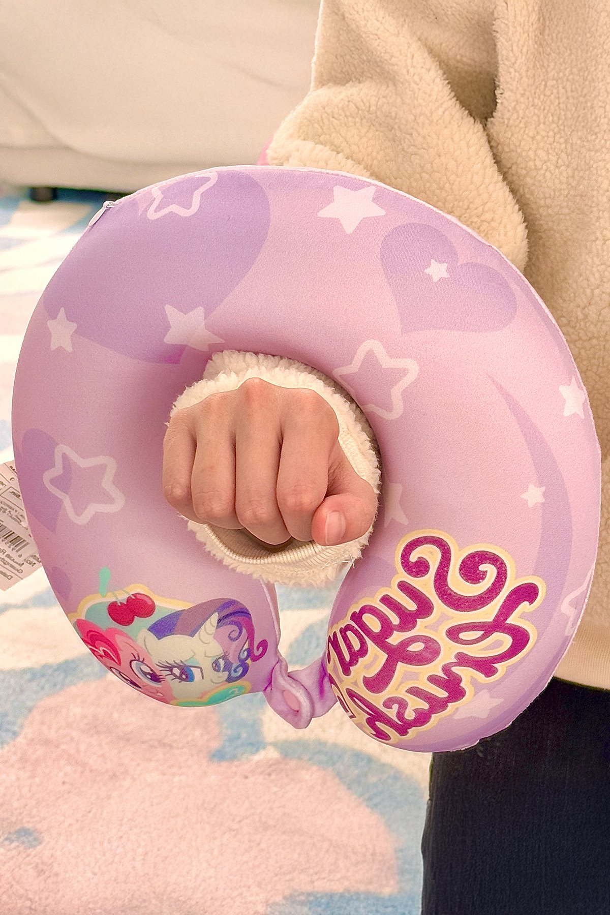 My Little Pony Lisanslı Hafızalı Köpük Boyun Yastığı (Mor) (Outlet)