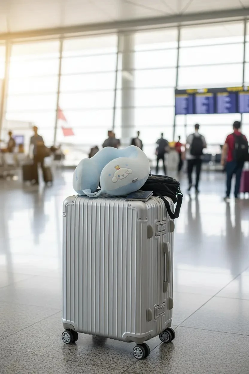 Sanrio Lisanslı Hafızalı Boyun Yastığı (Cinnamoroll)