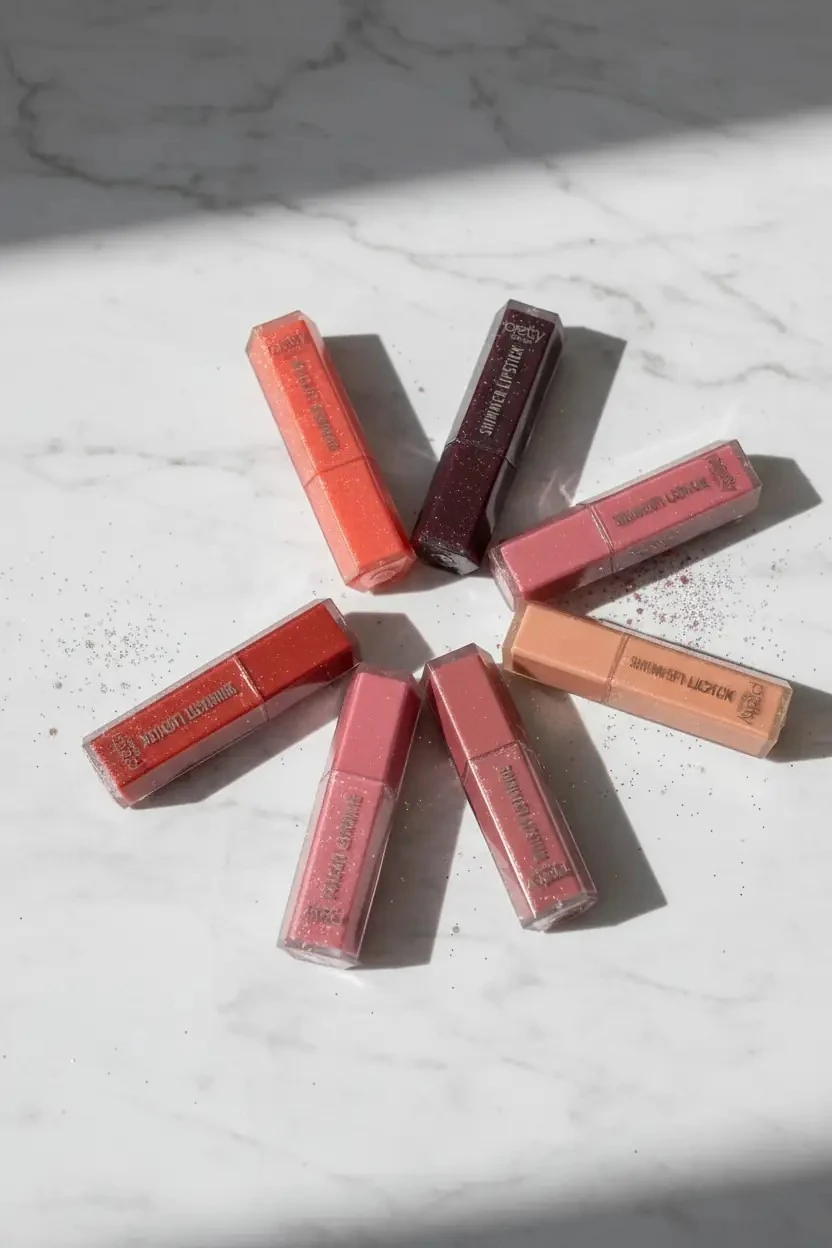 Pretty Shimmer Simli Lipstick Ruj