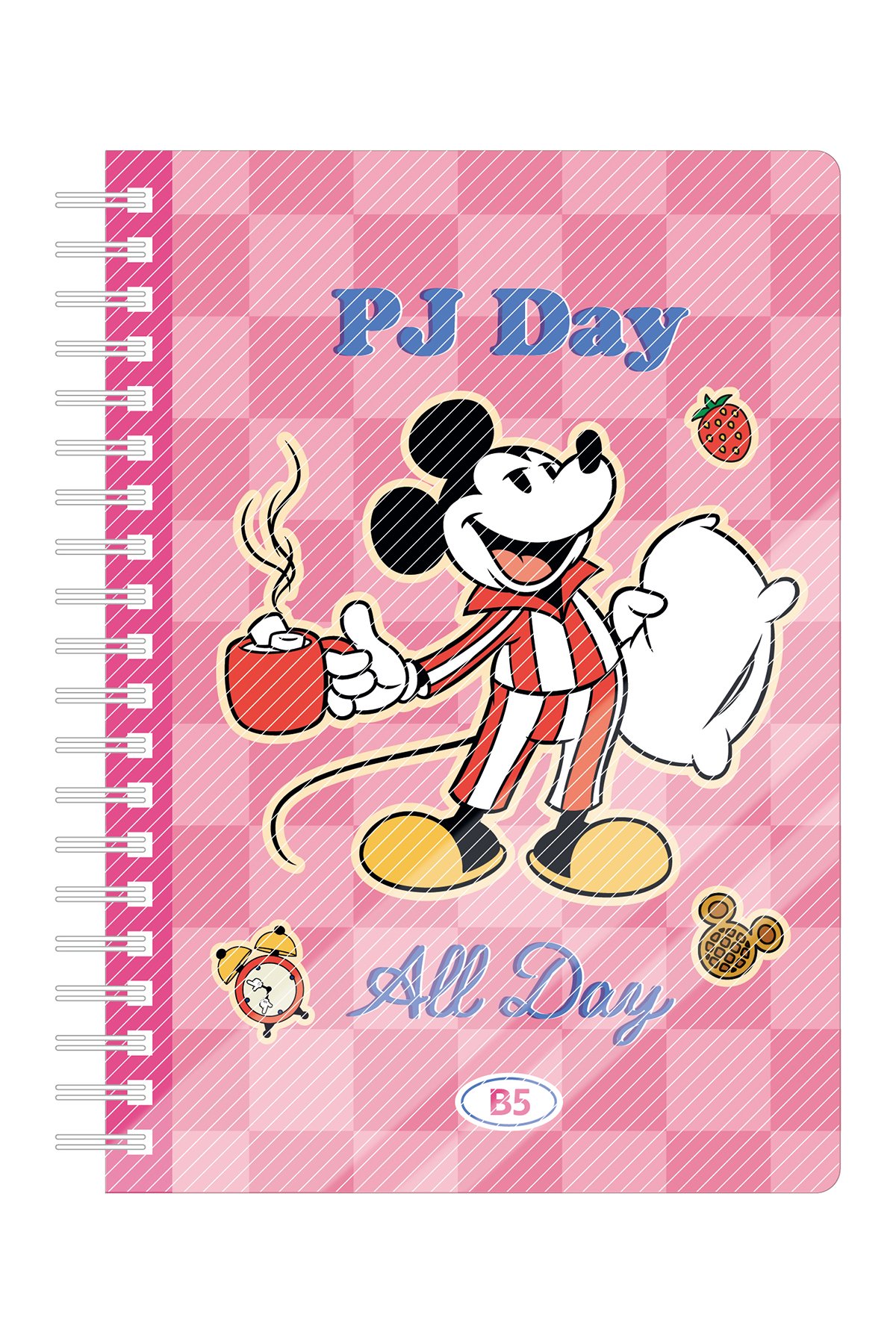 Disney Mickey Mouse Lisanslı Yemek Serisi B5 PP Telli Not Defteri