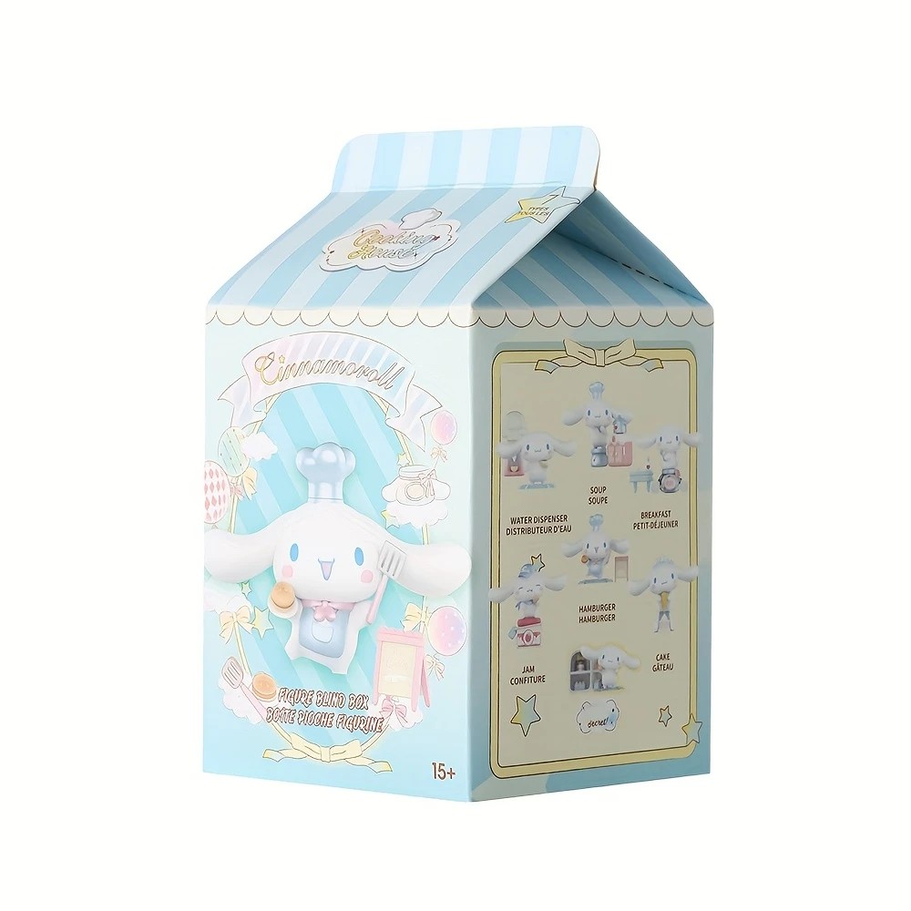 Sanrio Cinnamoroll Lisanslı Aşçılık Serisi Sürpriz Figürlü Kutu- Blind Box