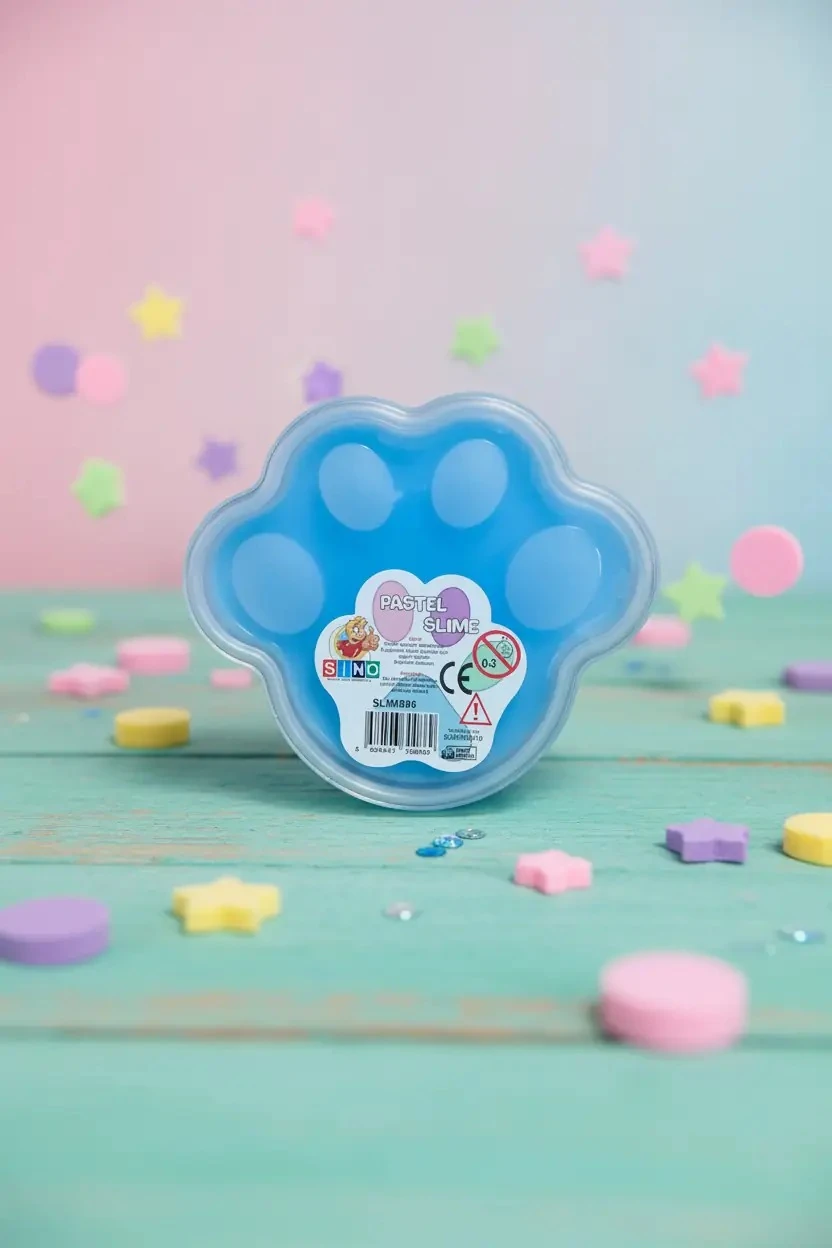 Sino Pastel Slime Oyun Jeli 140 Gr – Pati Kutulu Yumuşak Esnek Doku