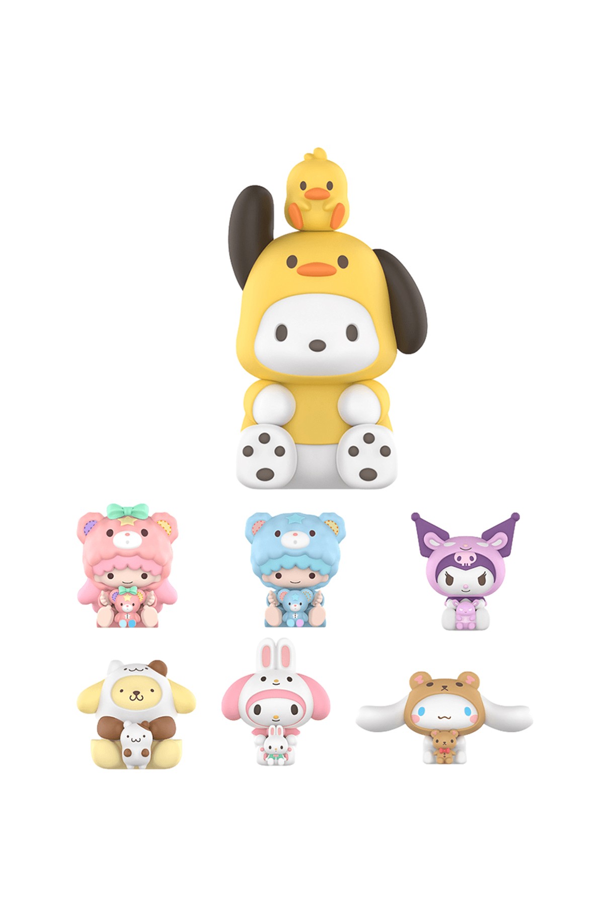 Sanrio Lisanslı Sarılan Arkadaşlar Serisi Sürpriz Figürlü Kutu Blind Box