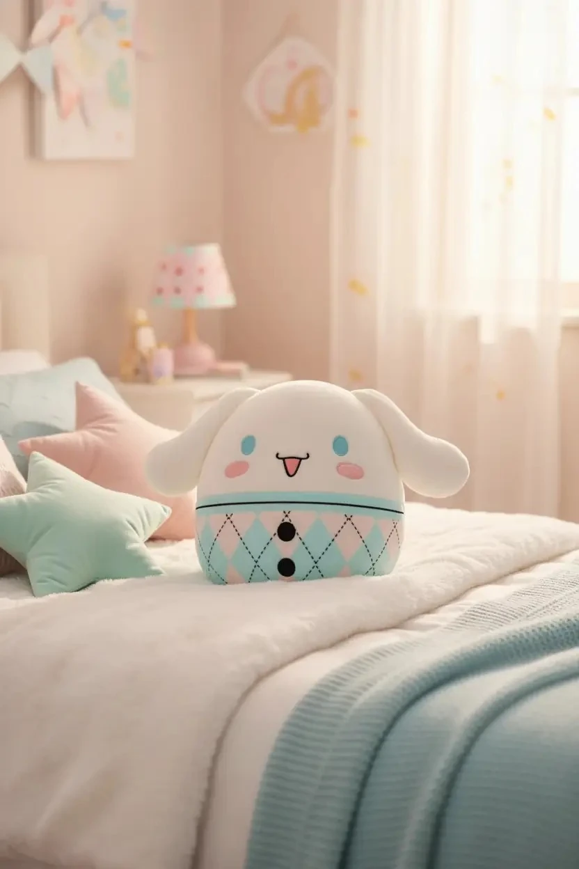 Squishmallows Hello Kitty Serisi Peluş Oyuncak – Yumuşak ve Dekoratif Koleksiyon Figürü