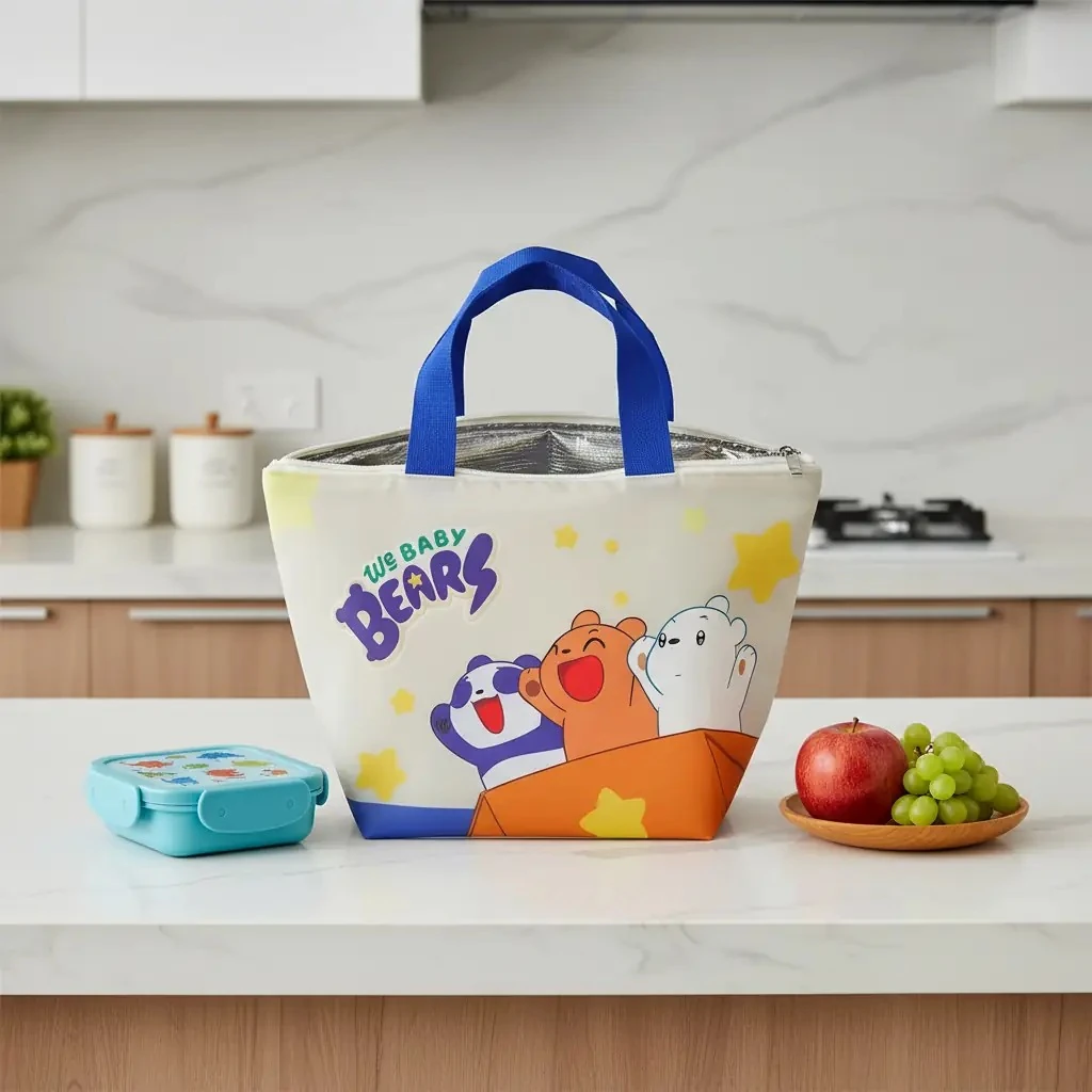 We Baby Bears Lisanslı Yiyecek Çantası – Mavi Yalıtımlı Beslenme Çantası 32x21 Cm
