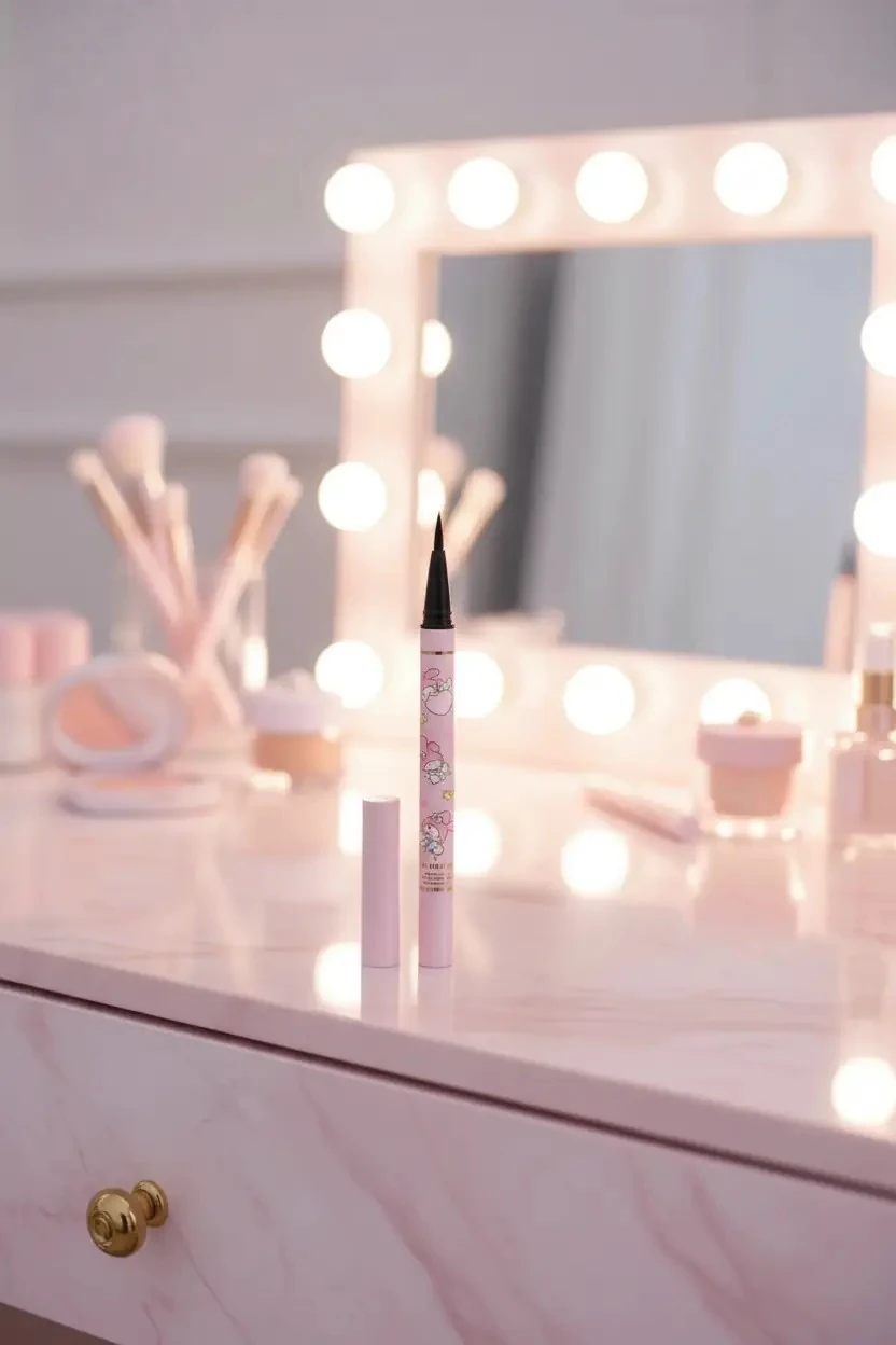 Sanrio Lisanslı My Melody Likit Eyeliner 01 Siyah – Net ve Belirgin Görünüm