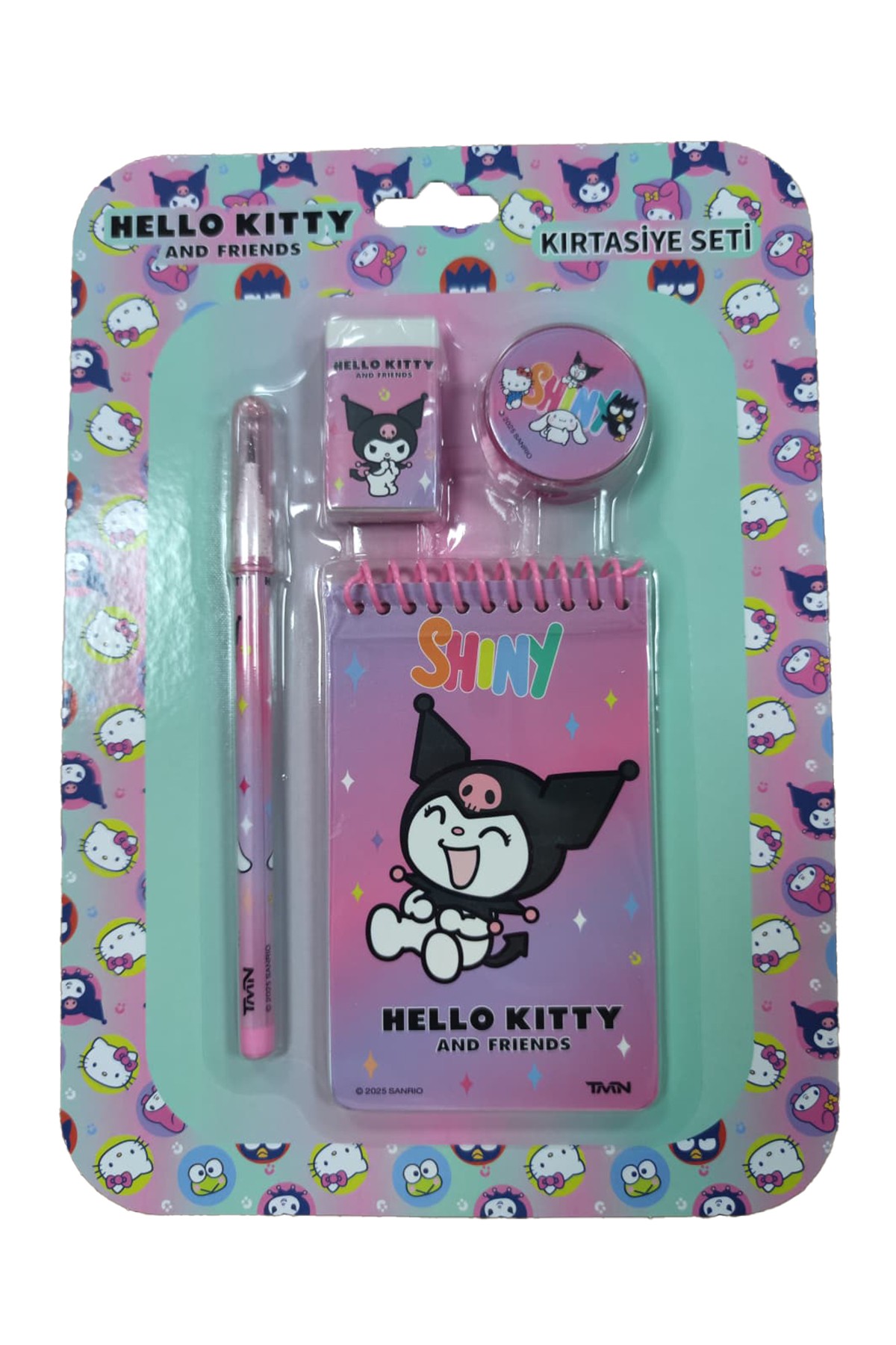 Sanrio Lisanslı Kırtasiye Seti Kuromi - My Melody - Cinnamoroll