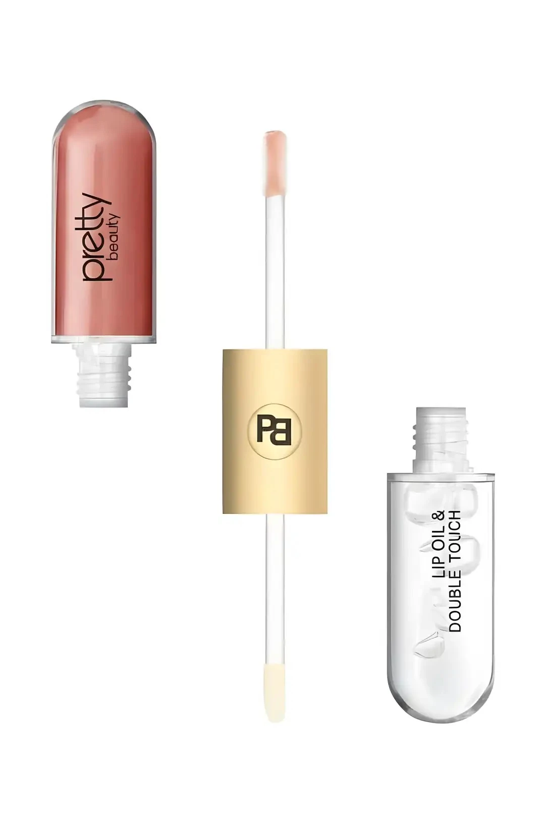 Pretty Beauty Çift Taraflı Gloss Ruj & Lip Oil Pb-408B-04