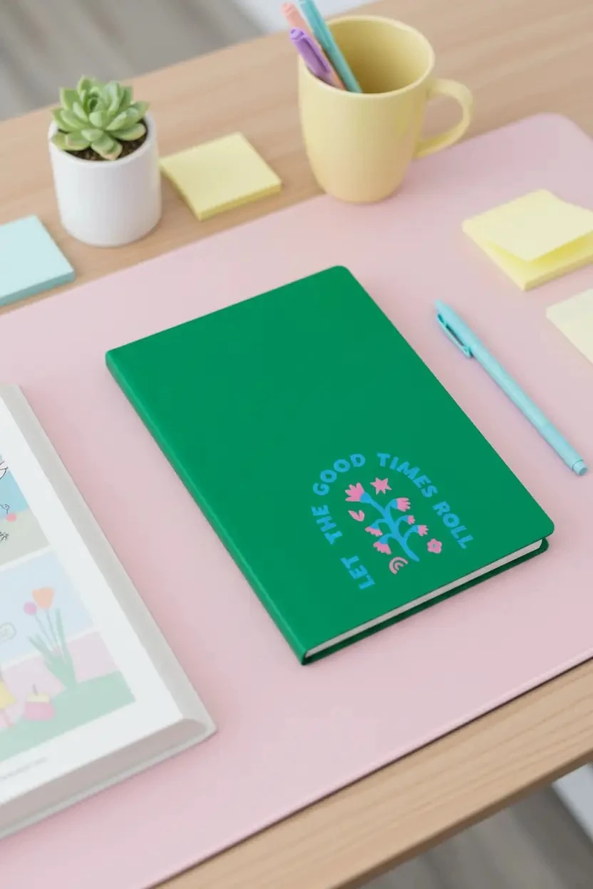 Miniso Lisanslı Yaz Renkleri Serisi Yumuşak Ciltli Defter 80 Yaprak Renkli Kapak A5