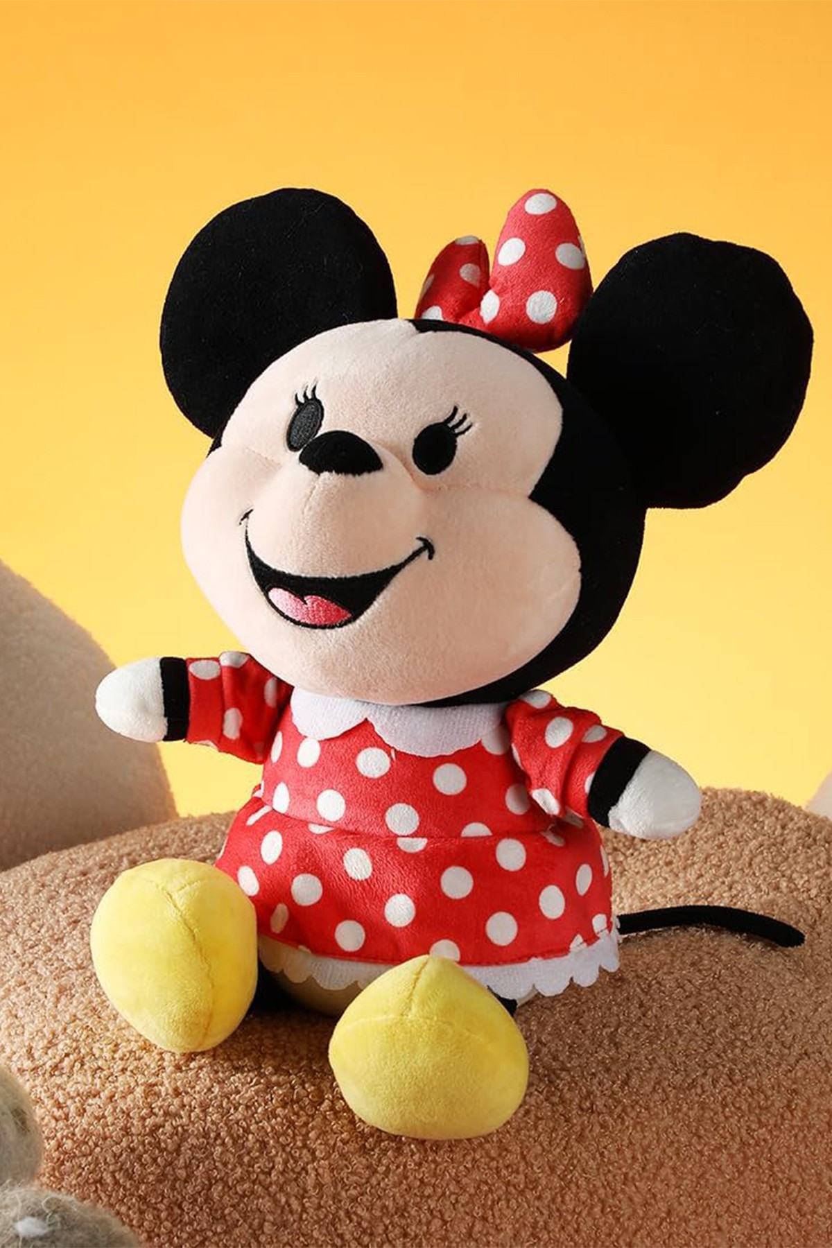 Disney Lisanslı Minnie Mouse 100 Gülen Yüz Serisi Peluş Oyuncak 25cm