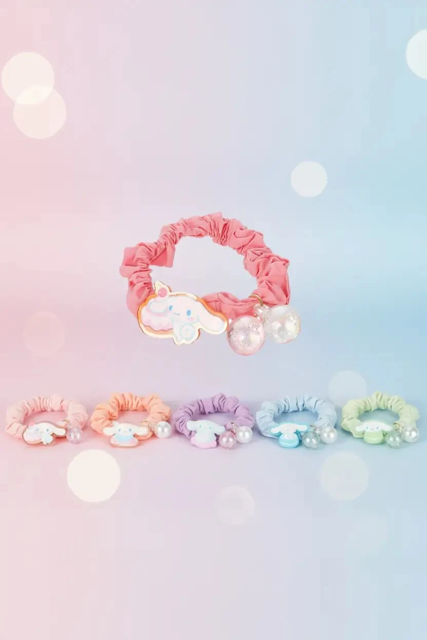 Sanrio Lisanslı Cinnamoroll Saç Tokası – Esnek Lastikli & Şık Tasarım