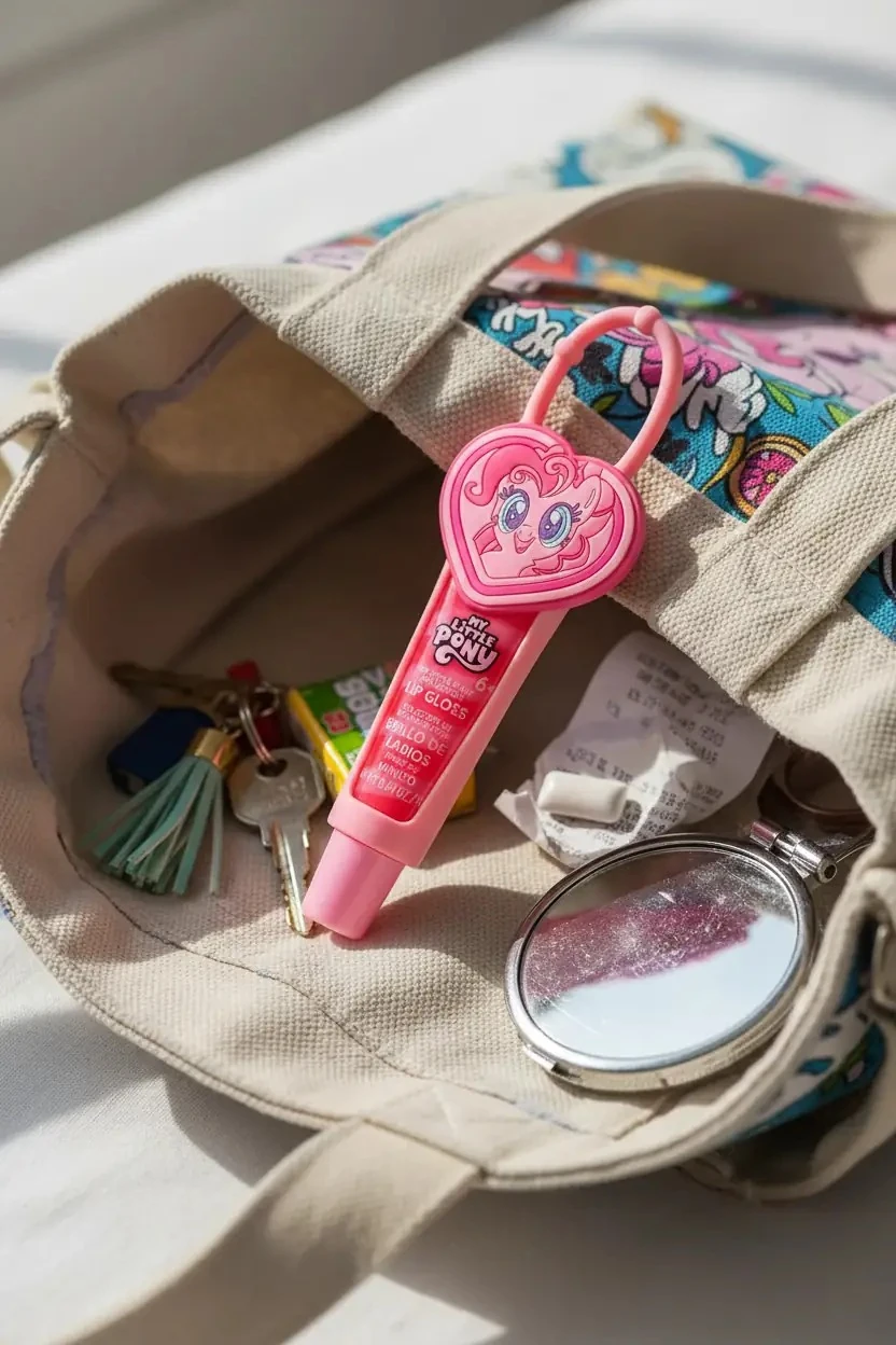 My Little Pony Lisanslı Pinkie Pie Dudak Parlatıcısı - Kalp Tasarımlı Nemlendirici Işıltılı Lip Gloss