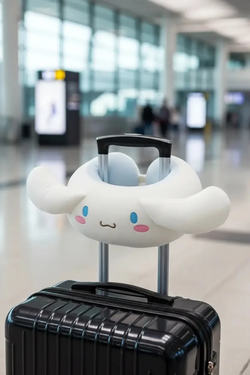 Sanrio Lisanslı Cinnamoroll Hafızalı Köpük Boyun Yastığı