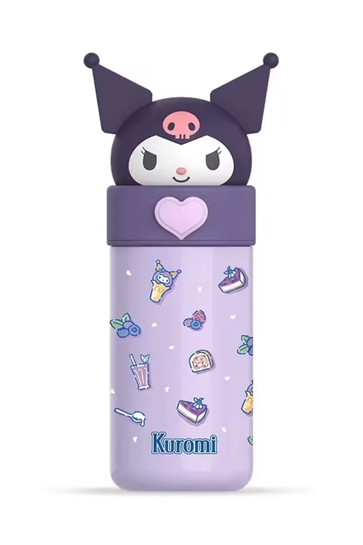 Sanrio Lisanslı Termos (350ml) - Kuromi