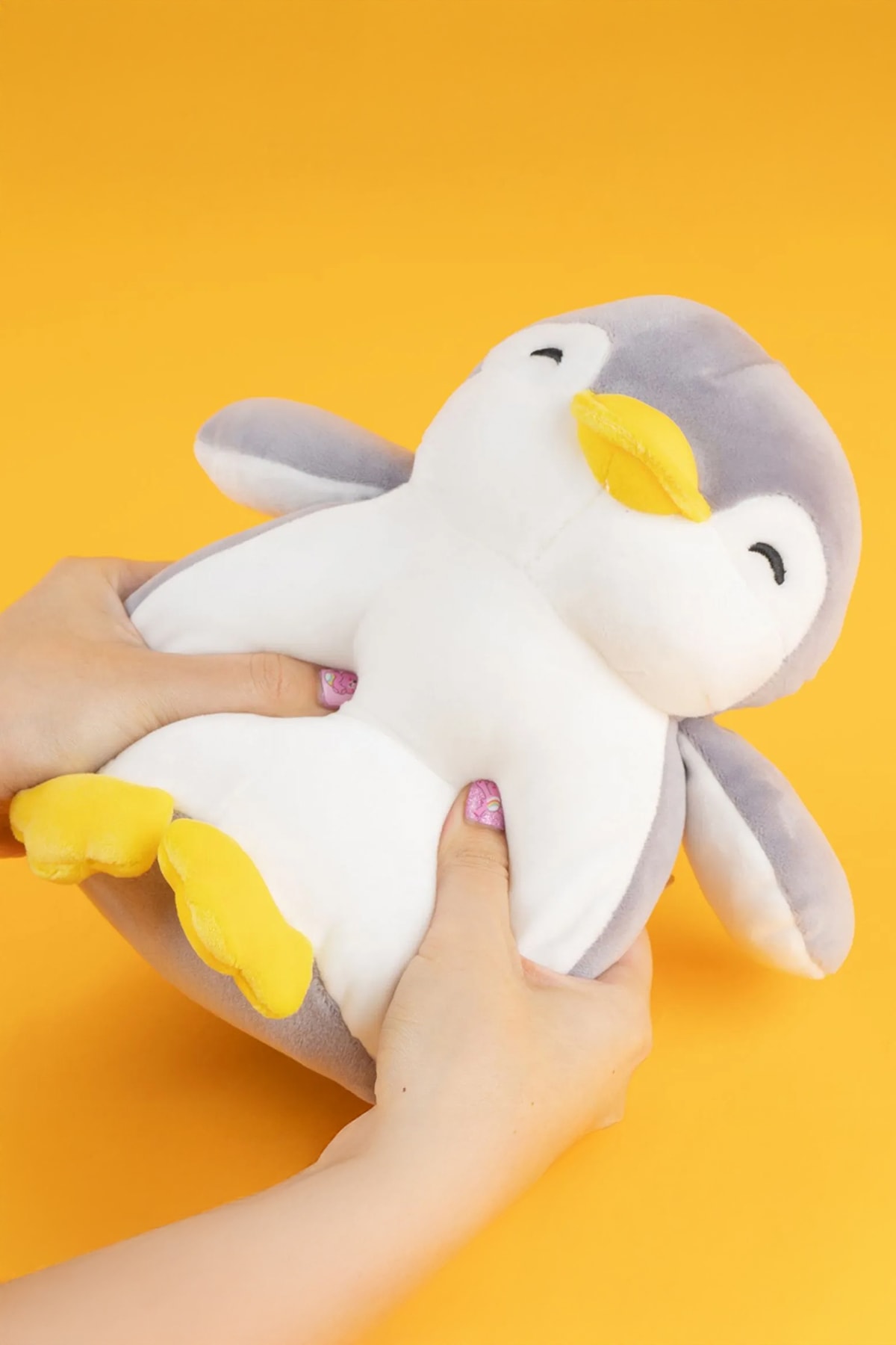 23cm Penguen Peluş Oyuncak (Gri)