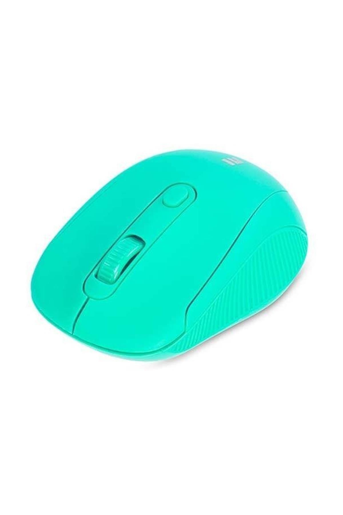 Yeşil Everest Sm-300 Usb Yeşil 4D Optik Alkalin Pil Kablosuz Mouse