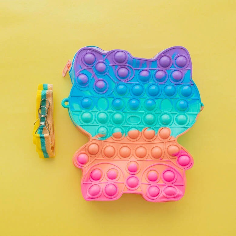 Sisbro Bubble Pop Kedi Figürlü Çanta
