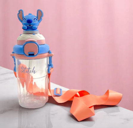 Disney Lilo&Stitch Lisanslı Askılı Tritan Şişe 600 ml - Stitch