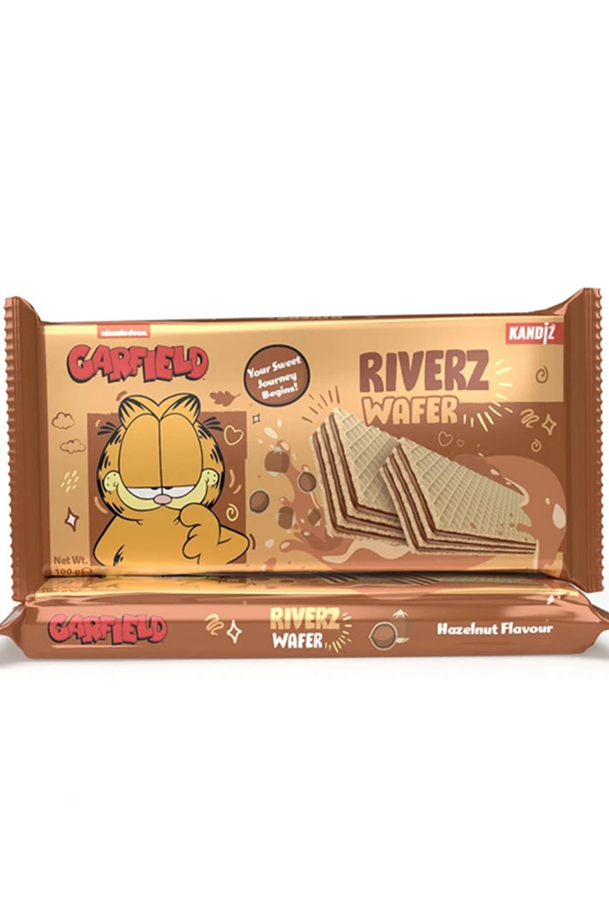 Riverz Fındık Aromalı Nefis Wafer (100g)