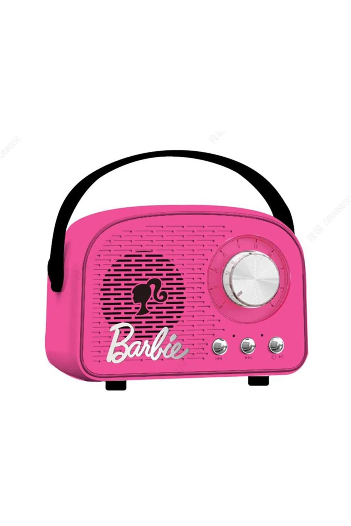 Barbie Hayranlarına Özel Lisanslı Retro Tarz Lisanslı Bluetooth Hoparlör - Fuşya (Outlet)