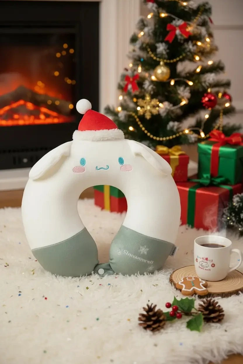 Sanrio Lisanslı Yılbaşı Koleksiyonu Hafızalı Sünger Boyun Yastığı