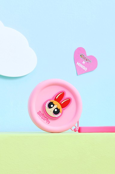 Powerpuff Girls Lisanslı Silikon Bozuk Para Çantası - Blossom