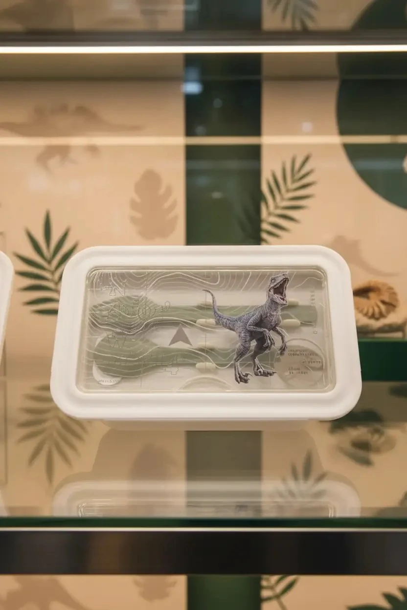 Jurassic World Serisi Çok Bölmeli Yemek Kabı 1100 ml (Bej)