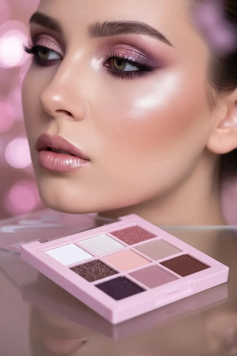 Minimalist Serisi Likit Aydınlatıcı (Pembe Mor Tonları)