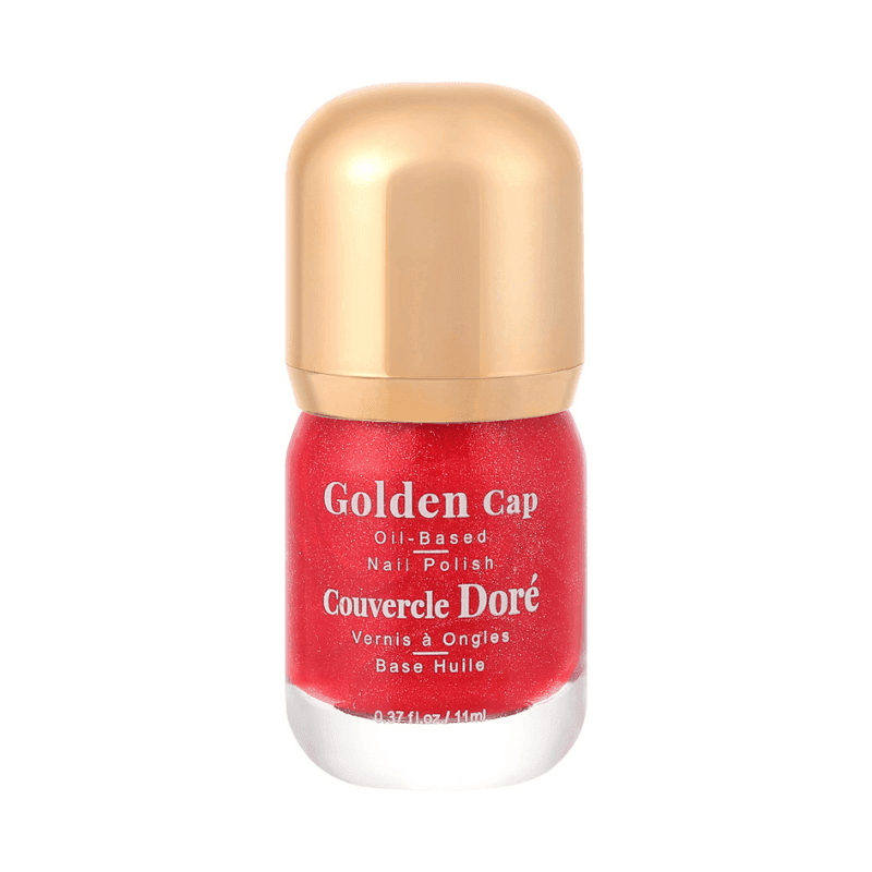 Golden Cap Yağ Bazlı Oje 11 Parıltılı Kırmızı