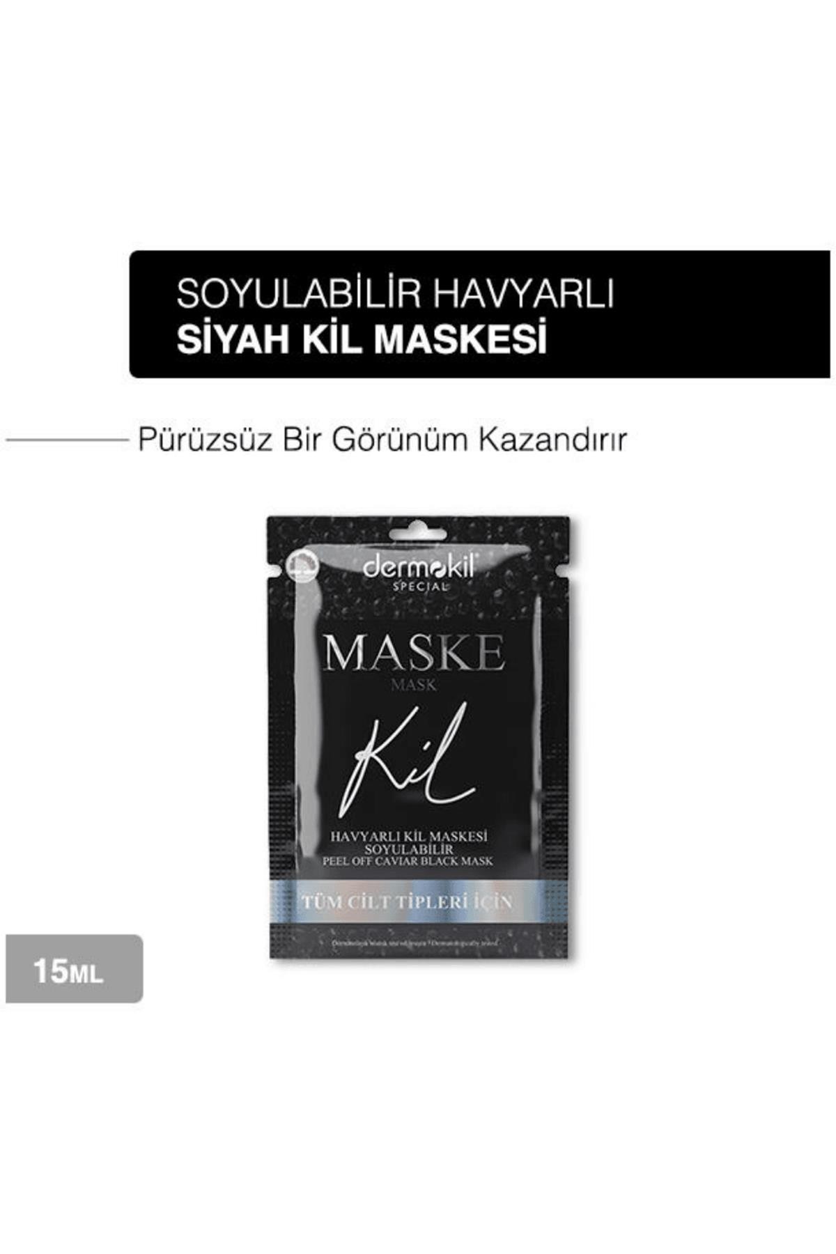 Dermokil Havyarlı Soyulabilir Kil Yüz Maskesi