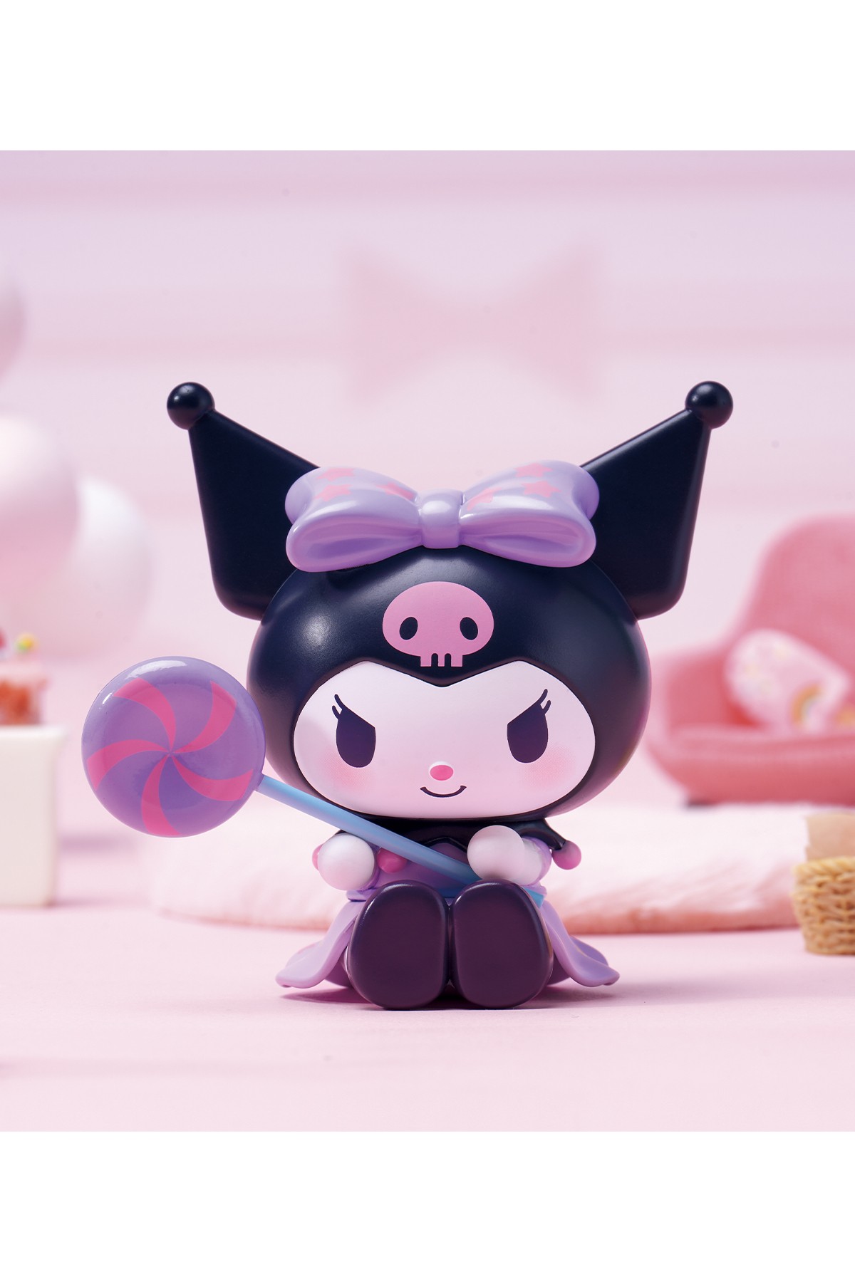 Sanrio Lisanslı Kuromi Şeker Serisi Sürpriz Figürlü Kutu Blind Box