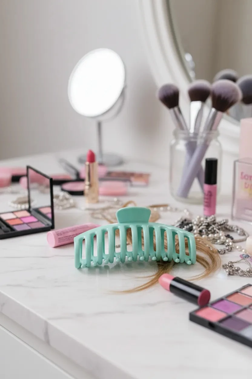 Renkli Kıskaç Toka 13 cm